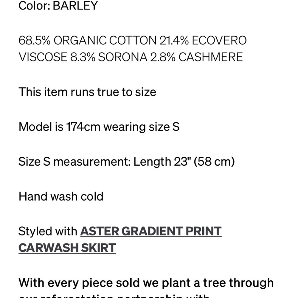 PH5 Cream and Orange Liko Gradient Print Mockneck with Wavy Sleeves l - Picture 7 of 7